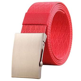 Buy MAKEN Unisex Nylon Belt with Alloy Metal Buckle Outdoor Military ...