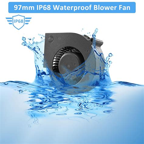PANO-MOUNTS 97mm 12V IP68 Waterproof Small Powered Blower Fan India | Ubuy