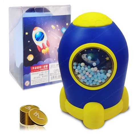 FunBlast Space Piggy Bank with Number Code Lock - Money Saving Coin ...