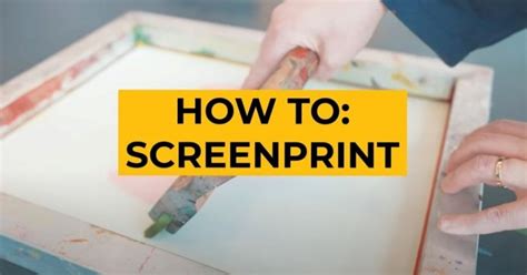 Image result for How to Use a Screen Printer