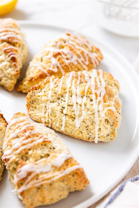 Lemon Poppy Seed Scones - Wyse Guide