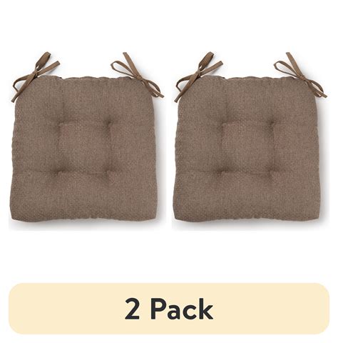 (2 pack) Better Homes & Gardens Shredded Memory Foam Chair Cushion, 16 ...