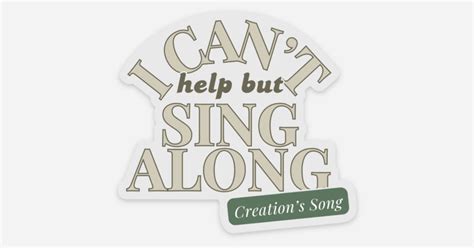 I Can't Help But Sing Along_Sticker by Rebecah Mugo | Clear stickers ...