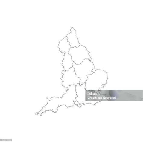English Country Map Logo Illustration Design Stock Illustration ...
