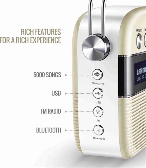 Buy SAREGAMA Carvaan Hindi - Portable Music Player with 5000 Preloaded ...