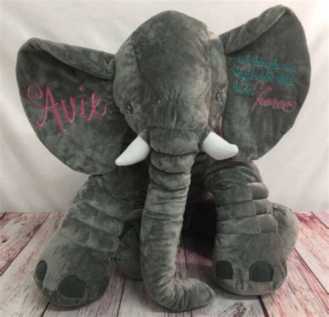 Personalized Elephant Stuffed Animal - Annie