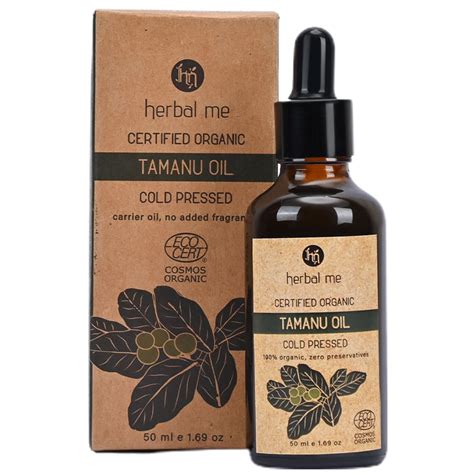 Buy Tamanu Oil - 100% Organic - Ecocert Certified – Herbal Me