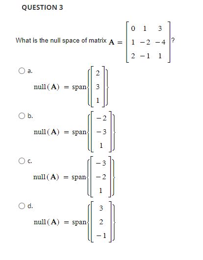 Image result for Left Null Space Example Rectangular Matrix