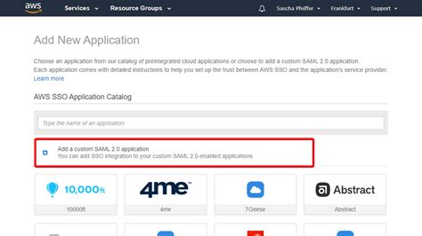 SAML Example AWS 的图像结果