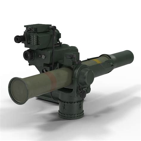 bgm-71 tow missile 3d c4d