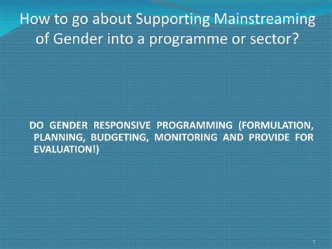 Image result for Gender Mainstreaming PowerPoint