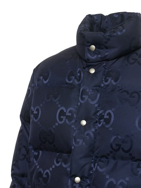 GUCCI - Jumbo Gg Canvas Down Jacket Gucci
