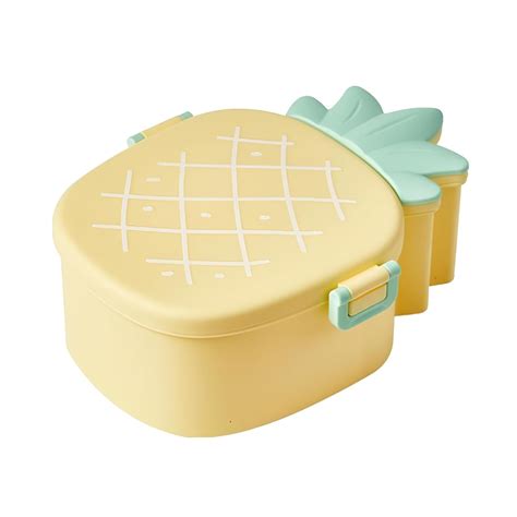 Oblivion Cute Pineapple Shaped Kids Lunch Box, Fun, Eco-Friendly Bento ...