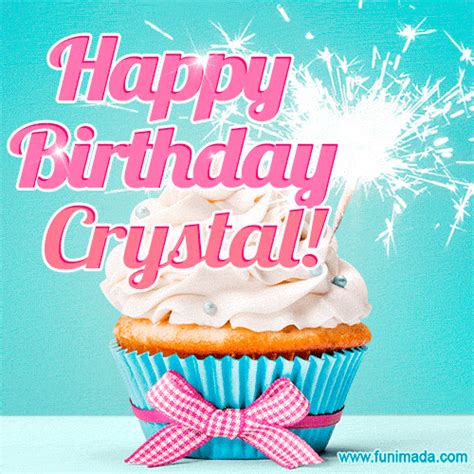 Happy Birthday Crystal GIFs for Her - Download on Funimada.com