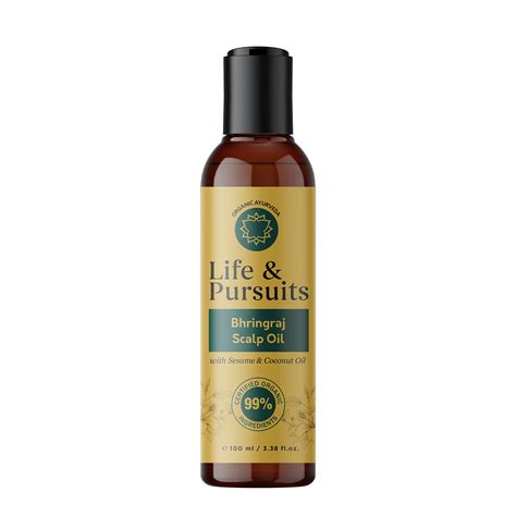 Buy Life & Pursuits Organic Hair Growth Oil (100 ml) - Ayurvedic Scalp ...
