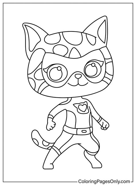 20+ SuperKitties kleurplaten - gratis printbare PDF & online kleurplaten