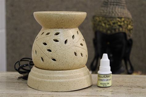 KC KULLICRAFT Elegant Ceramic Aroma Oil Burner | Electric Diffuser for ...