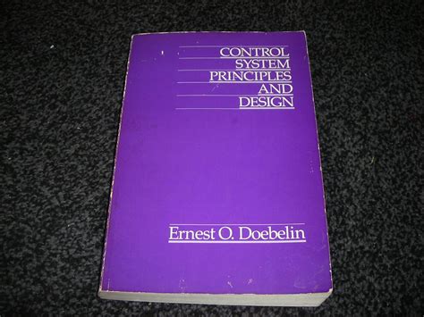 Buy DOEBELIN: ∗CONTROL∗ SYSTEM PRINCIPLES AND DESIGN Book Online at Low ...