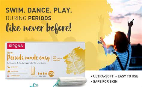 Buy Sirona Period Made Easy Tampons - 20 Piece | For Heavy Flow ...
