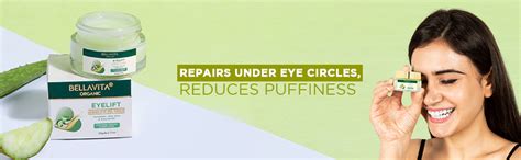 Bella Vita Organic EyeLift Hydrating Natural Under Eye Cream Gel for ...