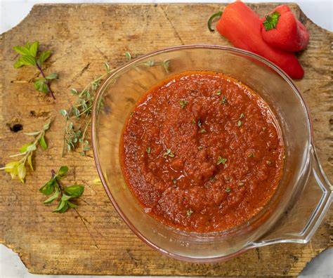 Karen's Roasted Red Pepper Coulis - A Zest for Life