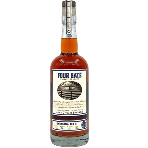 Four Gate Andalusia Key II Kentucky Straight Bourbon Finished in Spanish Oloroso Sherry-Dark Rum ...