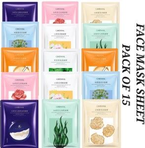 CINDYNAL Moisturization & Nourishment KOREAN FACE MASK SHEET PACK OF ...