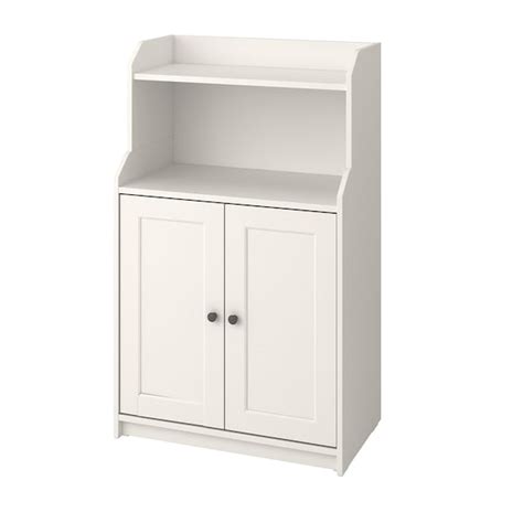 HAUGA cabinet with 2 doors, white, 70x116 cm (271/2x455/8") - IKEA