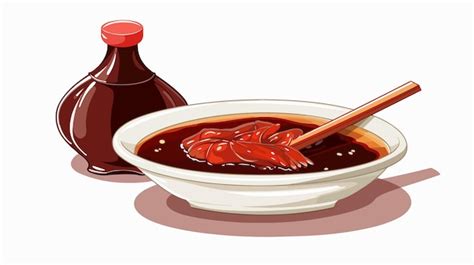 Традиционный японский соус Shoyu на белом фоне | Премиум AI ...