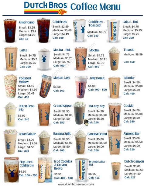 Dutch Bros Coffee Menu [ Updated January 2025 ]