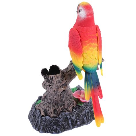 TOYANDONA Talking Parrot Repeats What You Say Plush Animal Toy Electric ...