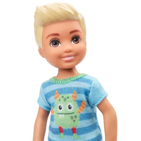 Buy Barbie Club Chelsea Boy Doll (6-inch Blonde) Wearing Monster-Themed ...