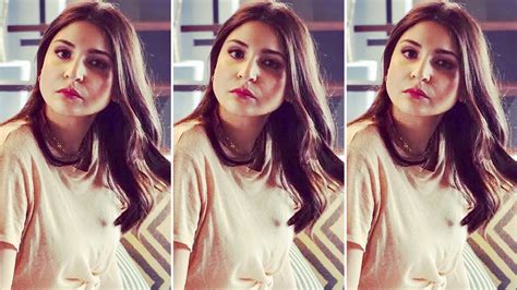 Mom-to-be Anushka Sharma adds a matching nude T-shirt and knit skirt to ...