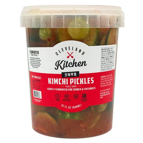 CLEVELAND KITCHEN KIMCHI PICKLE CHIPS 32 FL OZ (2 LBS) - $5.79 at Costco