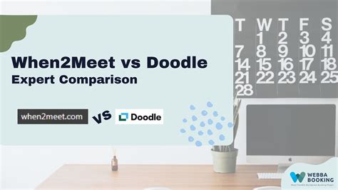 When2Meet vs Doodle Expert Comparison