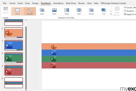 PowerPoint Morph Tutorial 的图像结果