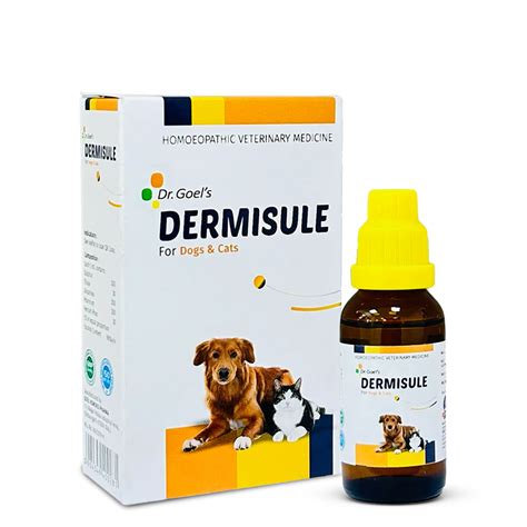 Dr. Goel's Dermisule 30ml | Natural Skin Relief for Dog & Cat Itching ...