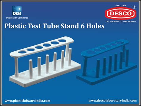 Plastic Test Tube Stand with 6 Holes - Manufacturers, Supplier ...