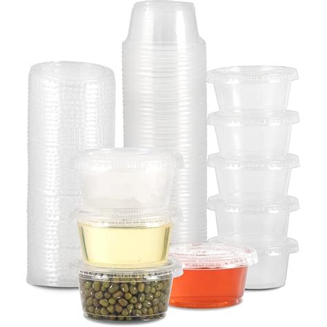Buy [400 Sets - 2 oz] Jello Shot Cups Plastic Portion Cups With Lids ...