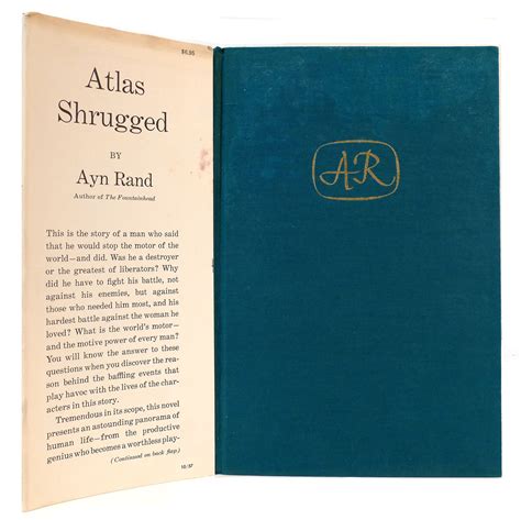 ATLAS SHRUGGED by Ayn Rand: Hardcover (1957) First Edition; First ...