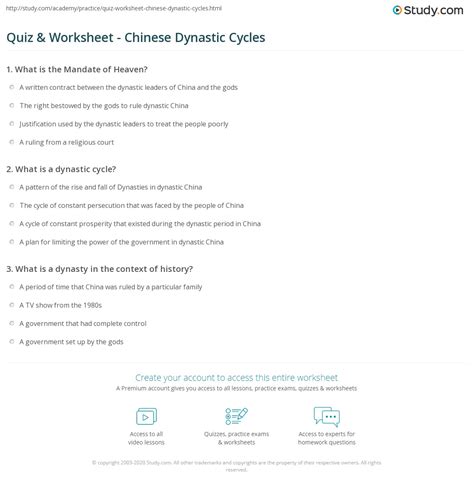 Dynastic Cycle Def
