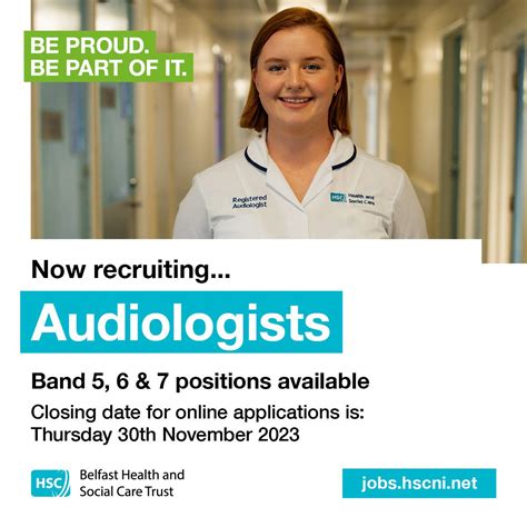 Belfast Health and Social Care Trust on LinkedIn: Audiology Job Opportunities now available at ...