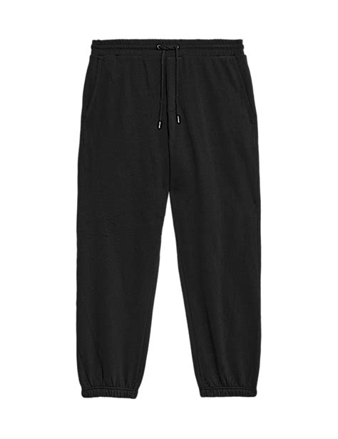 Buy Pure Cotton Fleece Lined Joggers at Marks & Spencer
