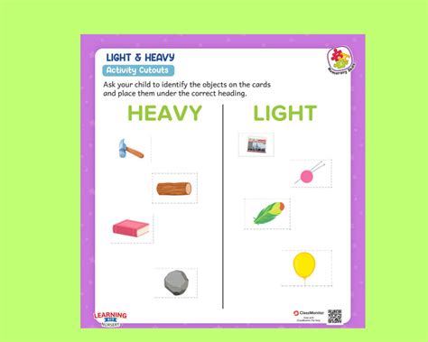 Image result for Heavy and Light Objects