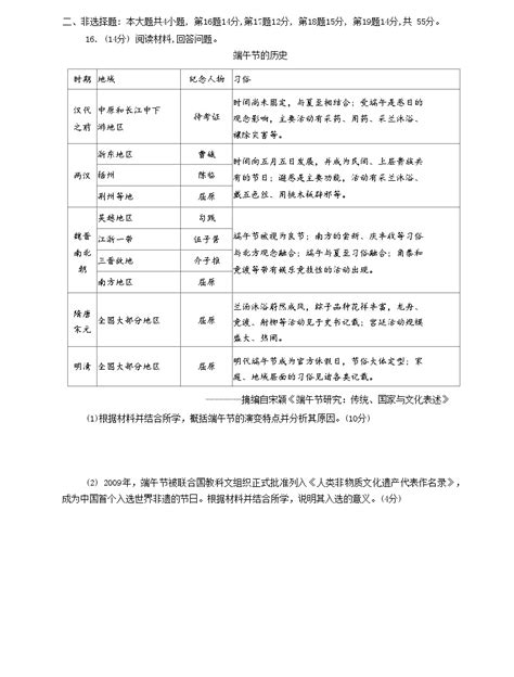 山东省潍坊市2022-2023学年高二下学期期末考试历史试题-教习网|试卷下载