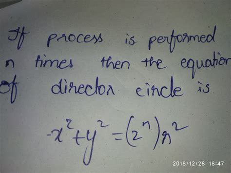 From the point O (2, 3) , tangents OP, OQ are drawn to circle x^2 + y^2 ...