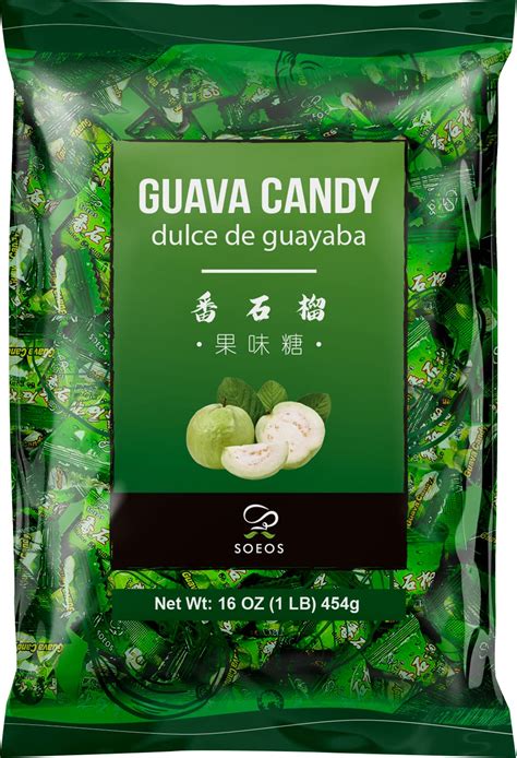 Soeos Guava Candy - 1lb | Rich Guava Flavor | India | Ubuy