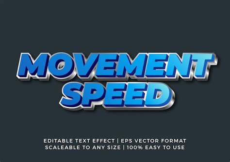 fast bold modern editable text effect | Premium Vector