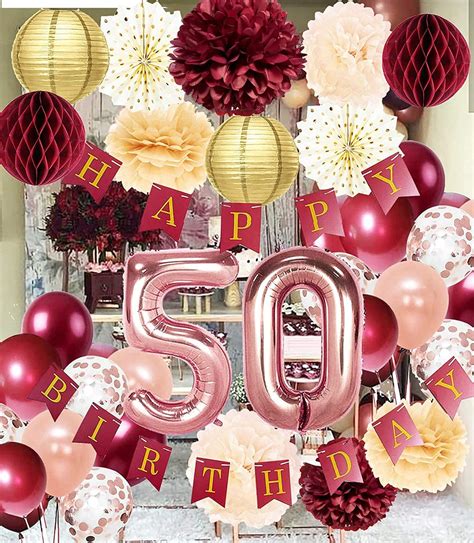 Make it memorable with 50th birthday decoration ideas for a special ...