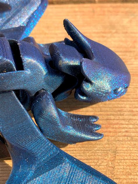 3d Printed Articulated Dragon Toothless - Etsy